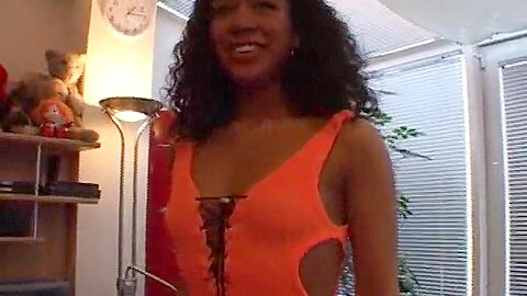Super Attractive German Ebony Knows Hot To Ride A Loaded Cock P1 - porn video