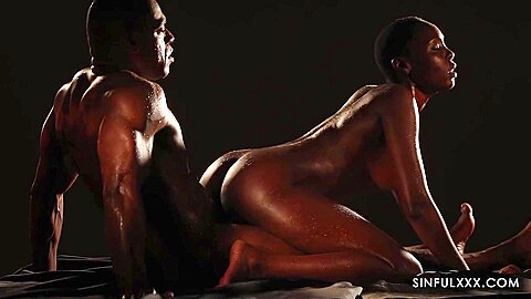 Zaawaadi - Ebony And Her Love Enjoying In Sauna - porn video