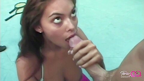 Tera Patrick - Tera Got Her Hairy Pussy Drilled In A Tennis Court! - porn video