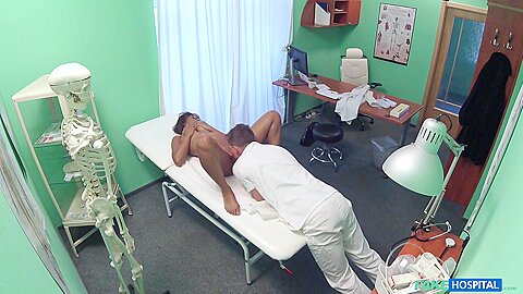 British Ebony Milf With Natural Boobs Lets Doctor Finger And Fuck Her - porn video