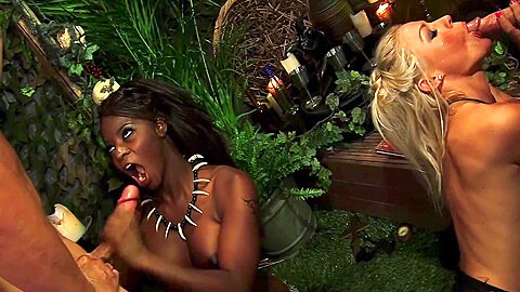 Leads A Seductive Ritual In A Steamy Group Encounter - porn video