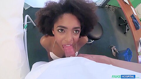 Hot Brazilian Ebony Student 18+ Has A Medical Examination - porn video