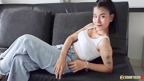 I Creampie A Young Thai Milf Who Gives Amazing Blowjobs (18+) - porn video