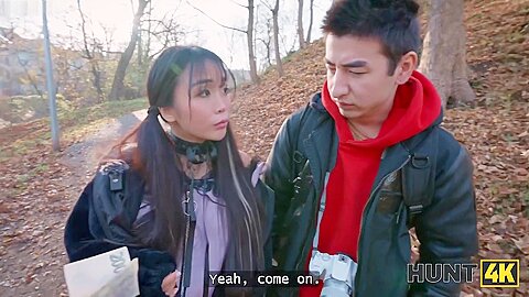 Buxom Japanese Fucked While Cuckold Watches - Pov - porn video